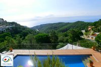 Spanien Ferienhaus für 10 Personen mit privat Pool und Meerblick bei Lloret de Mar Costa Brava