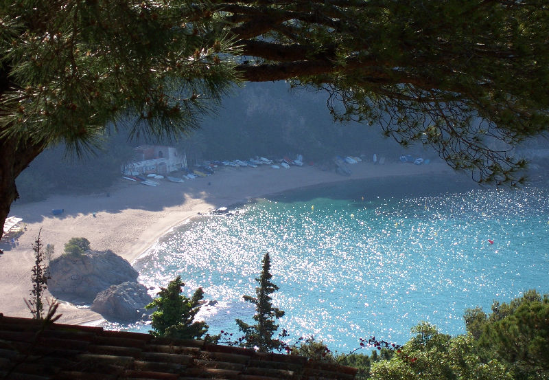 Ferienunterkunft Cala Canyelles Ferienunterkunft in Cala Canyelles mit Meerblick