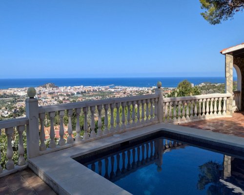 Denia Ferienhaus Pool Meerblick www.spanien-web.de