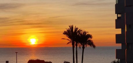 AL 106/2 Strandnahe Ferienwohnung für 2/3 Personen mit Schwimmbad und Meerblick bei Altea an der Costa Blanca