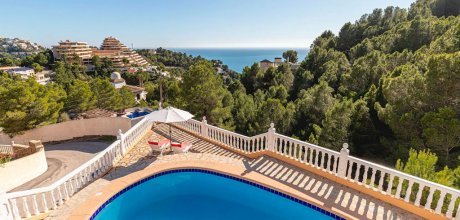 AL 614 Villa exclusive pour 6 personnes avec piscine privée et vue sur la mer à Altea sur la Costa Blanca