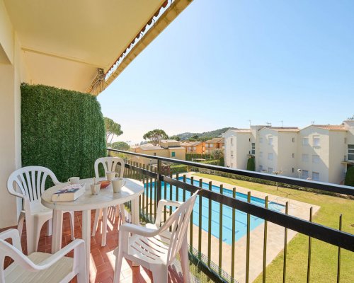Ferienwohnung in Calella de Palafrugell: 500 m zum Strand