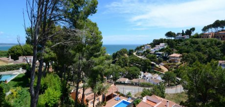 PP 218 Casa para 6 personas con vistas al mar en Playa de Pals en la Costa Brava